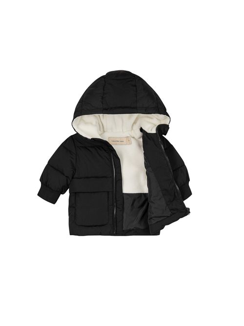 CALVIN KLEIN Baby Hooded Puffer Jacket CALVIN KLEIN | CKIN0IN00231BEH